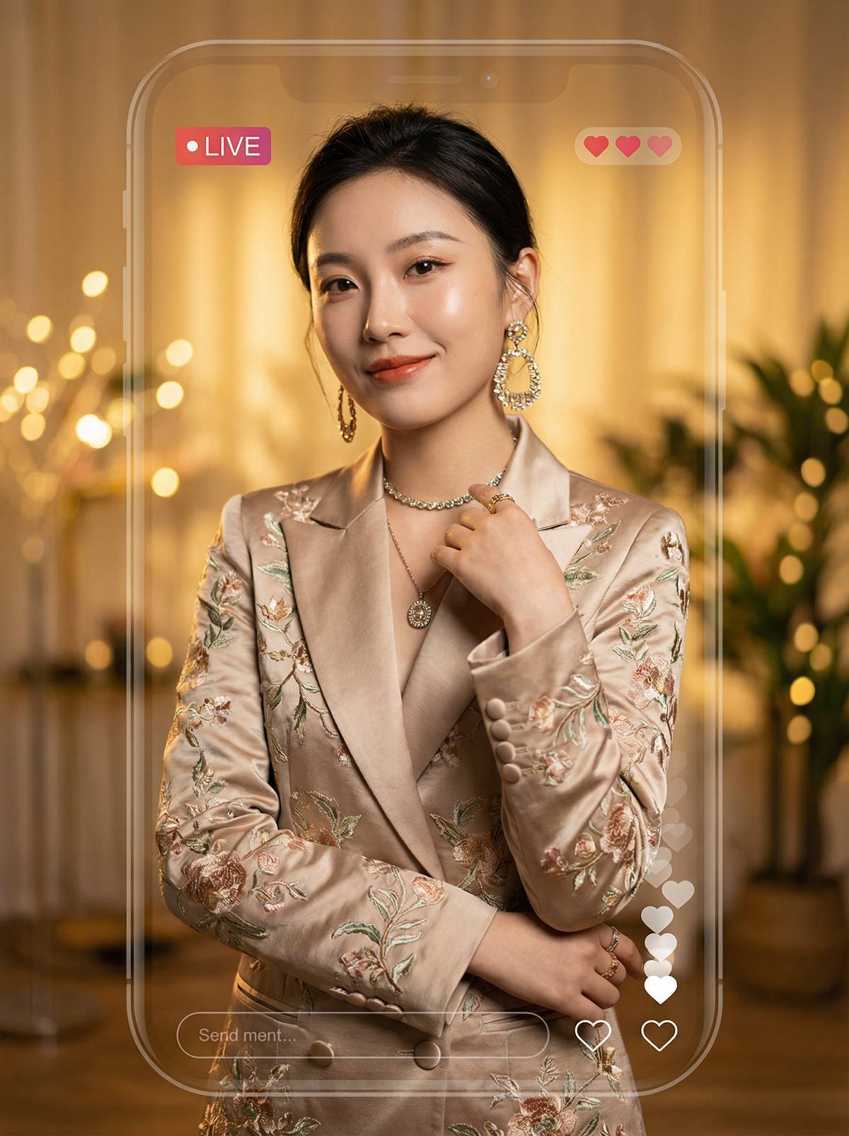 糖心糖心直播：时尚穿搭分享视频直播